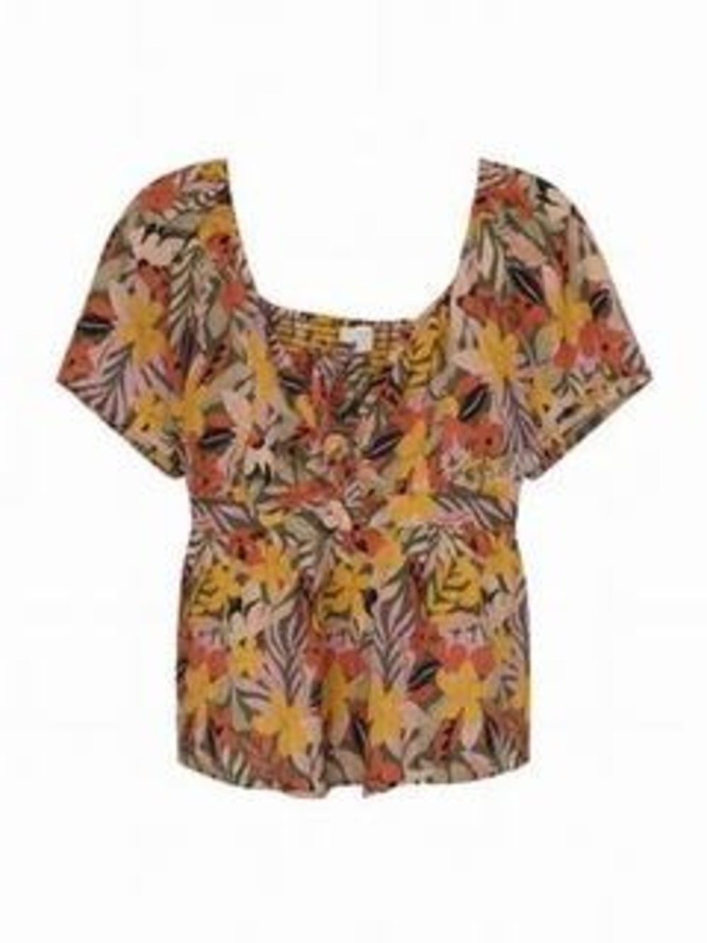 LOFT Women's Floral Print Blouse Women L Multicolor